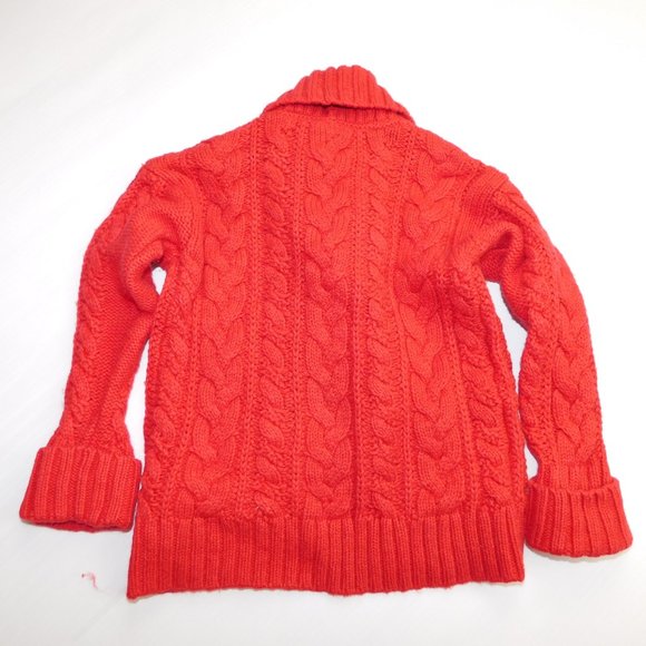 Baby Gap 3T Red 1 Button Cardigan Cable Knit Sweater - Picture 8 of 8